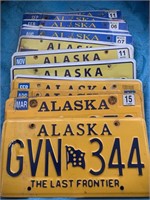 Alaska license Plates