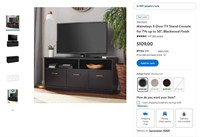 B3761  Mainstays 3-Door TV Stand Console