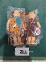 Fred & Barney Flintstones Dolls 12-Inches