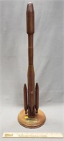 Wood Aerospatiale Rocket Desk Model