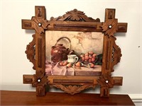 Beautifully Carved Antique Frame