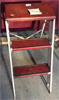 Vintage Metal Step Stool