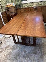 Mid Century folding dining room table