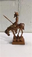 Wooden Don Quixote Figurine T15B