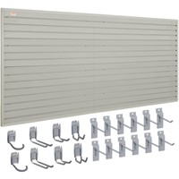 VEVOR Slatwall Panels with Hooks, 4 ft x 1 ft