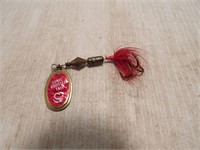 Vntg 1940's Wordens Sonic Rooster Tail Red Spinner