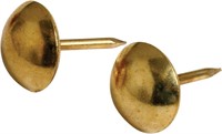The Hillman Group 532464 Upholstery Nails Brass Fi