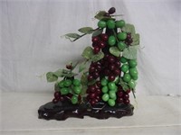 Jade Rock w/ Grapes Display