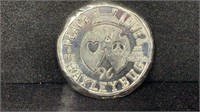 Peace Love Hayley Bug 2oz .999 Silver Round