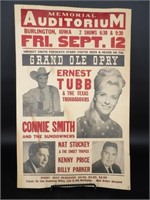 Original Ernest Tubb Concert Poster - Bulington, I