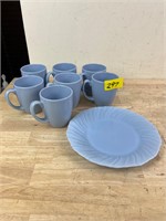 Corelle Stoneware Mugs and Plate