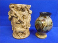 (2) Miniature Vases