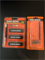 Magnetic drive guide set and drill bits