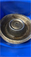 Cadillac Deville hubcaps (4) 1 missing the emblem
