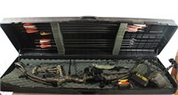 Bear "Real Tree" Compound Bow, Arrows & Case