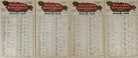 RINGLING BROS. BARNUM & BAILEY CIRCUS ROUTE CARDS