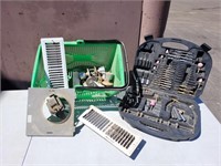 BASKET OF VENTS & CASE OF BITS