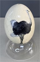 Hand Painted Ostrich Egg