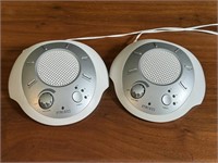 Two Homedics Sound Sleep Machines