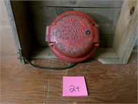 Vintage fire alarm
