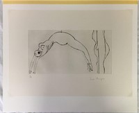 Louise Bourgeois, Signed Limited Ed Drypoint