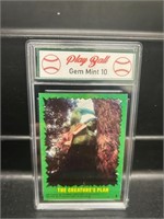 1979 The Incredile Hulk Card #8 Graded Gem 10