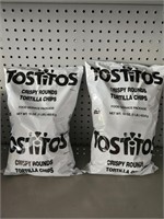 (2) Tostitos Crispy Round Tortilla Chips