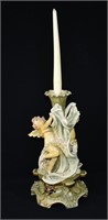 Porcelain Cherub Candle Holder Austria