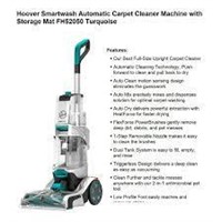Hoover Smartwash Carpet Cleaner  Upright  Blue