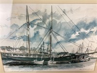 Ship L.A. Dunton By Artist Paul N. Norton