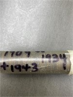 ROLL OF PENNIES - 1909 TO 1934