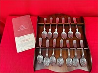 Franklin Mint American Colonies Spoon Collection