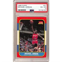 1986 Fleer Michael Jordan Rookie Psa 4