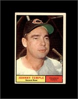 1961 Topps #155 Johnny Temple EX to EX-MT+
