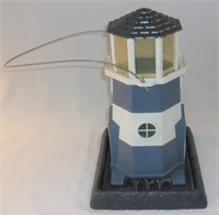 Lighthouse bird feeder.