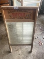 National No 865 glass washboard