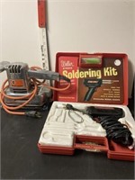 Black and Decker sander and soldering kit
