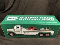Hess Flatbed Truck with Hot Rods