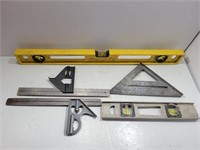 (5) Assorted Measurements Hand Tools
