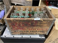 Roxo Bottles in wooden crate Waukesha