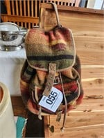 Cool wool & canvas backpack 17" T