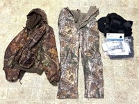 Camo Hunting Gear & Lumbar Back Brace.