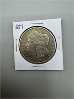 1887 Morgan Silver Dollar