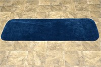 Garland Traditional Bath Rug 22-In by 60-In Navy