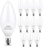 LVWIT Candelabra Light Bulb-E12, 11Pcs