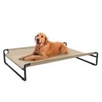 Veehoo Steel Framed Portable Dog Bed Beige A16