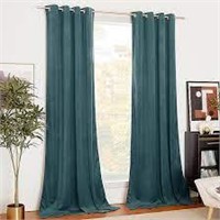 84"L Blueish/Grey Nicetown Curtains A16