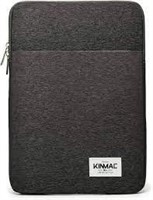 15.6" Dk Grey Kinmac Canvas Laptop Sleeve A16