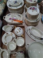 Czechoslovkia China set dish fine plates cups
