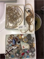 Necklaces in Group (YOU ARE BIDDING ON TOP 2 BOXES